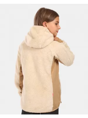 Hanorac fleece pentru fetiță KILPI NORKA-JG ZJ0207KI BEJ