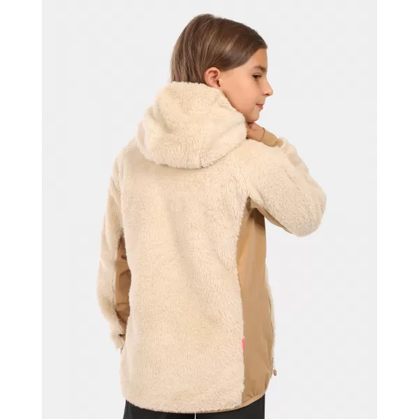  Hanorac fleece pentru fetiță KILPI NORKA-JG ZJ0207KI BEJ 