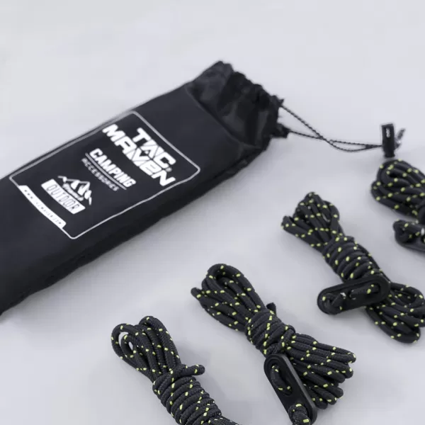  Snururi PENTAGON CORD LANYARD WITH TENSIONER D19031 NEGRU 