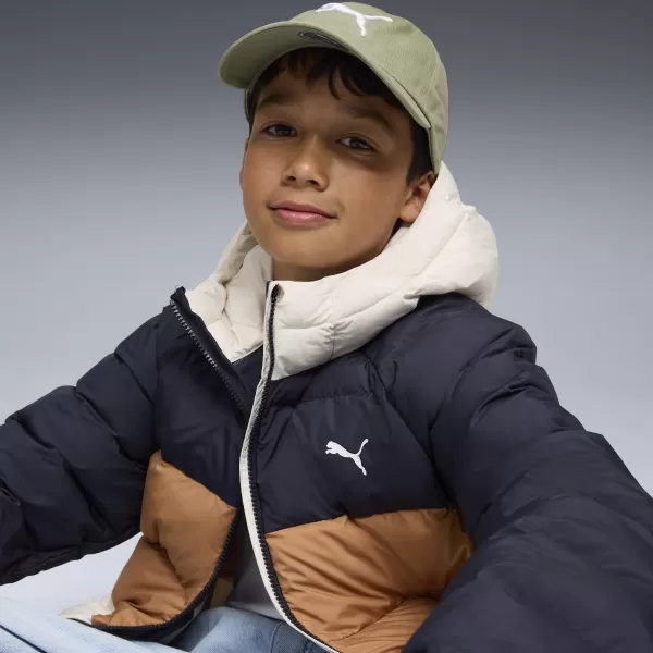  Jacheta pentru copii PUMA SYNTHETIC HOODED PUFFER JACKET 68840416 MARINA NOUA 