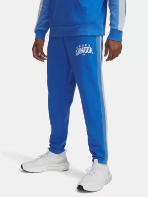Pantaloni pentru bărbați UNDER ARMOUR RIVAL FLC CB PANTS ALBASTRU