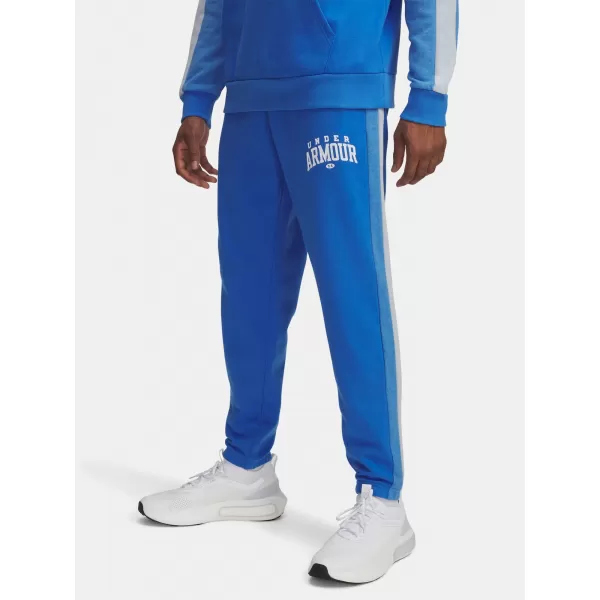  Pantaloni pentru bărbați UNDER ARMOUR RIVAL FLC CB PANTS ALBASTRU 