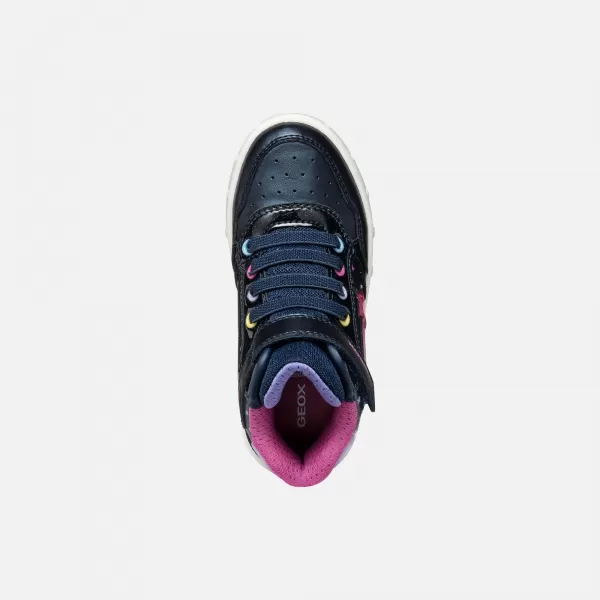  Adidași pentru fete GEOX SKYLIN J568WB0PVKCC4243 ALBASTRU ÎNCHIS 
