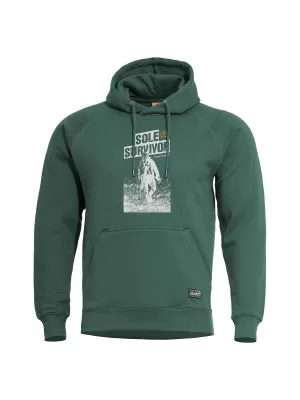 Hanorac PENTAGON PHAETON HOOD SWEATER K09021-SS83 SPRINGBOK VERDE