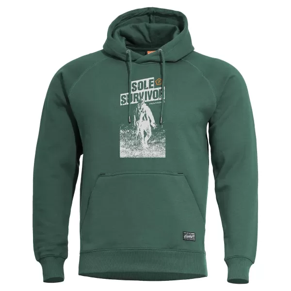  Hanorac PENTAGON PHAETON HOOD SWEATER K09021-SS83 SPRINGBOK VERDE 