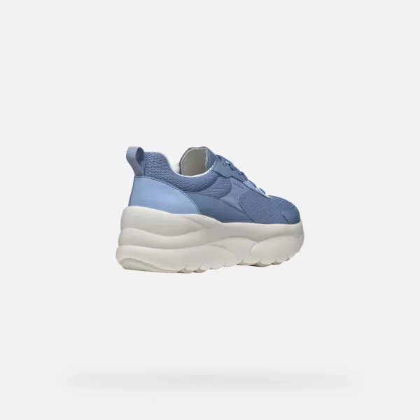  Adidași de damă GEOX XTORS ALBASTRU DESCHIS 