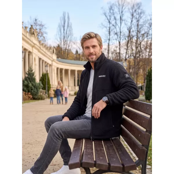  Hanorac pentru bărbați ALTISPORT OMAL NEGRU 