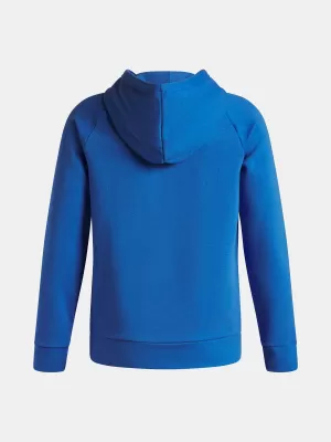 Hanorac pentru băiat UNDER ARMOUR UA RIVAL FLEECE HOODIE 1379792-402 ALBASTRU