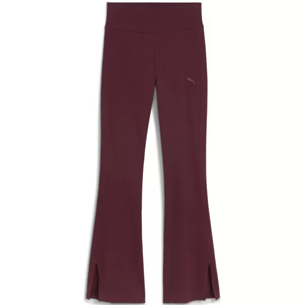  Jambiere de damă PUMA HER HIGH-WAIST FLARED LEGGINGS 68815696 STRĂLUCIRE RUBIN 