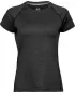 Tricou de dama TEE JAYS | TJ 7021 MELANGE NEGRU