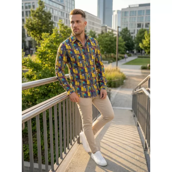  Cămașă pentru bărbați ALTISPORT GREEN MUŞTAR 