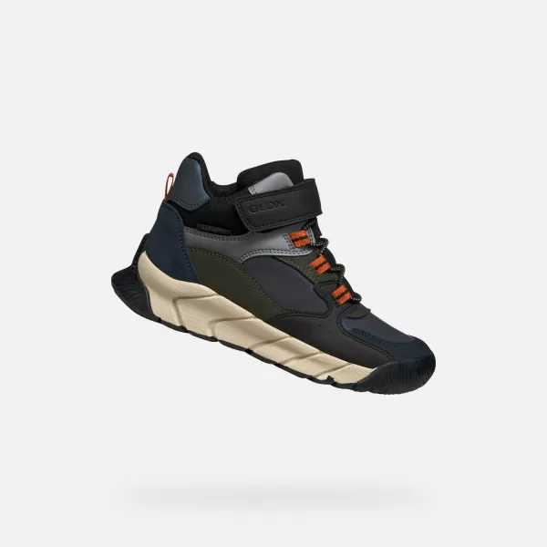  Botine pentru baieti GEOX FLEXYPER PRO BOY B J56NBA0ME22C0033 ALBASTRU ÎNCHIS 