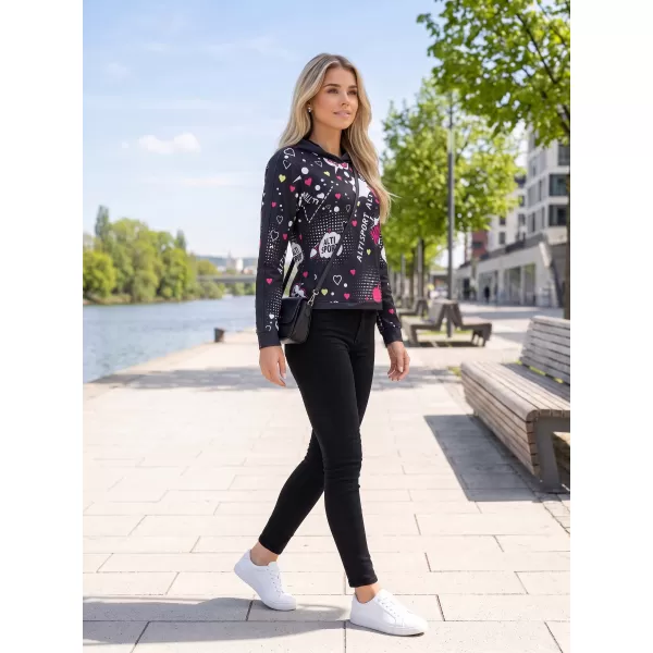  Hanorac de dama ALTISPORT GILL NEGRU 