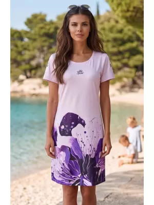 Tricou premium extins pentru femei ALTISPORT VOJ/ALW090SAT02 VIOLET