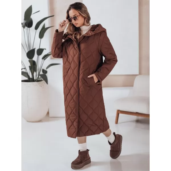  Palton de damă DSTREET TY4927 MARO 