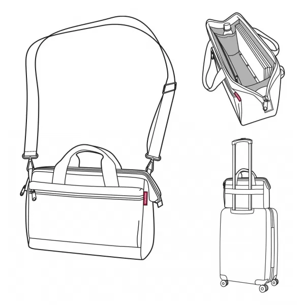  Sac REISENTHEL ALLROUNDER S POCKET CAISLEY NEGRU 