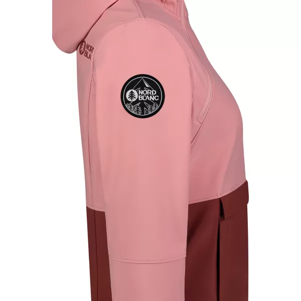  Anorac softshell pentru femei NORDBLANC NBWSL8275 ROZ DESCHIS 