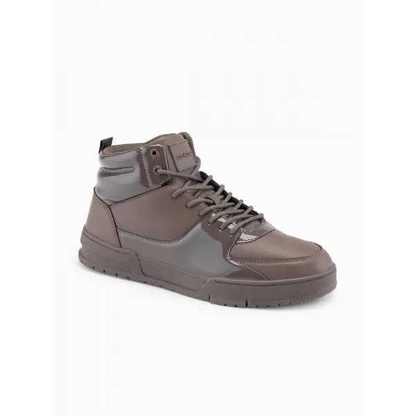  Pantofi pentru bărbați OMBRE OM-FOSH-0178 MARO ÎNCHIS 