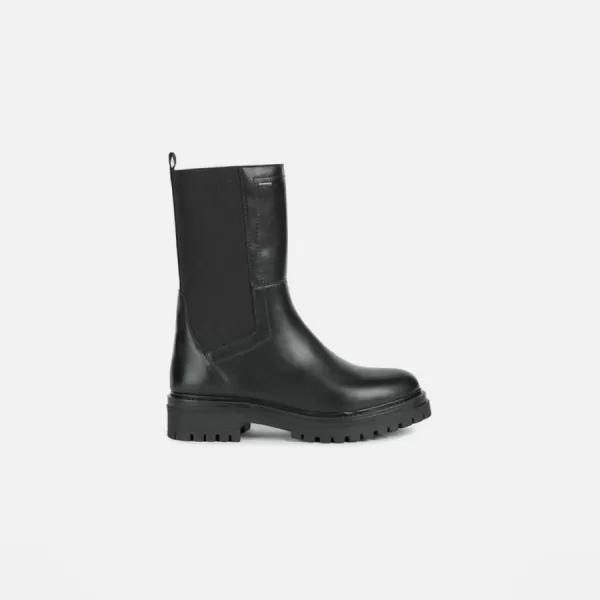  Pantofi de dama cu siret GEOX IRIDEA B ABX NEGRU 