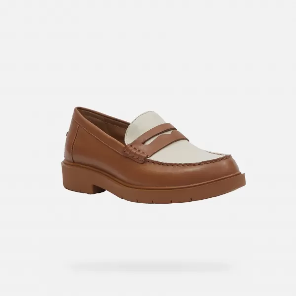  Mocasini de dama GEOX SPHERICA EC1 MARO 