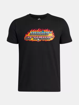 Tricou băieți UNDER ARMOUR UA FLAME WM SS 6005059-001 NEGRU