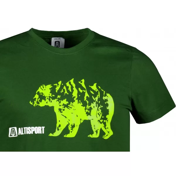  Tricou pentru bărbați cu mâneci scurte ALTISPORT ALM193129 STICLĂ 