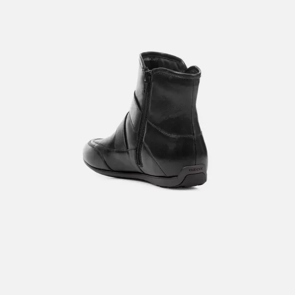  Pantofi de dama cu siret GEOX NEW MOENA NEGRU 