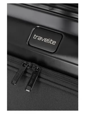 Valiză TRAVELITE NEXT 4W S FRONT POCKET NEGRU