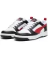Pantofi pentru bebeluși PUMA REBOUND V6 LO JR 39383304 PUMA ALB/ROȘU/NEGRU