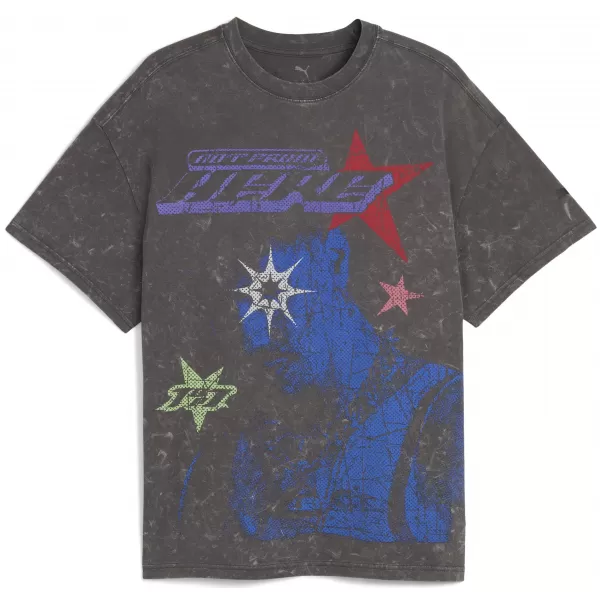  Cămaşă PUMA LAMELO STAR VISION GRAPHIC TEE 63243801 NITRAȚI GRI 