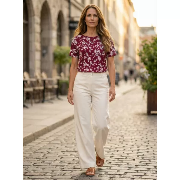  Tricou de damă ALTISPORT GYLDA BURGUNDIA 