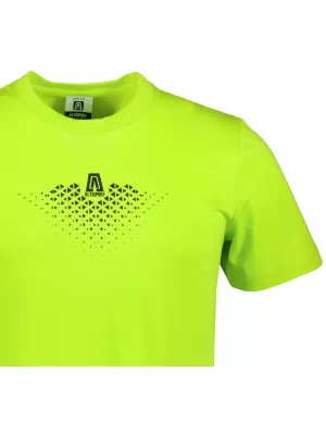 Tricou bărbătesc din bumbac ALTISPORT ALM148129 LĂMÂIE VERDE