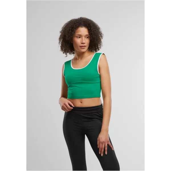  Maieu de damă URBAN CLASSICS TB7486A BROASCA VERDE/ALB/ALB/NEGRU 