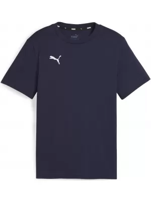 T -thirt PUMA TEAMGOAL CASUALS TEE JR 658616_06 PUMA NAVY/PUMA WHITE