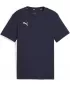 T -thirt PUMA TEAMGOAL CASUALS TEE JR 658616_06 PUMA NAVY/PUMA WHITE