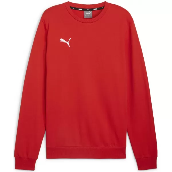  Panoul pentru bărbați PUMA TEAMGOAL CASUALS CREW NECK S 658592_01 PUMA RED/PUMA WHITE 