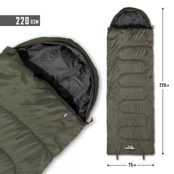  Sac de dormit PENTAGON SENTINEL SLEEPING BAG 220GR/M² D19001 MARO GRI 