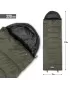 Sac de dormit PENTAGON SENTINEL SLEEPING BAG 220GR/M² D19001 MARO GRI