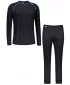 Set termic pentru bărbați ALTISPORT GAIN NEGRU/ALBASTRU