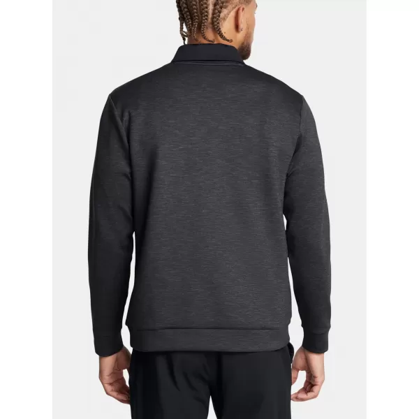  Hanorac pentru bărbați UNDER ARMOUR UA DRIVE MIDLAYER CREW 1387122-001 NEGRU 