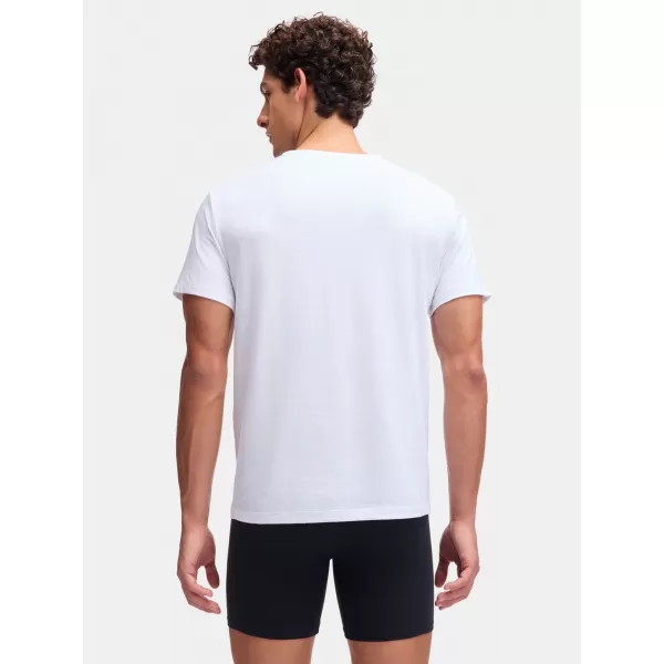  Tricou pentru bărbați UNDER ARMOUR M UA PERF COTTON CREW NECK-2PK 6007621-100 ALB 