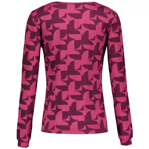  Tricou pentru femei ALTISPORT GINA BURGUNDIA 
