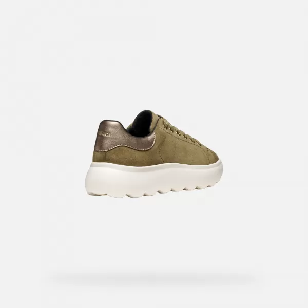  Adidași de damă GEOX SPHERICA EC4.1 G009311 KAKI 