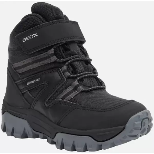  Pantofi băieți GEOX HIMALAYA ABX NEGRU 