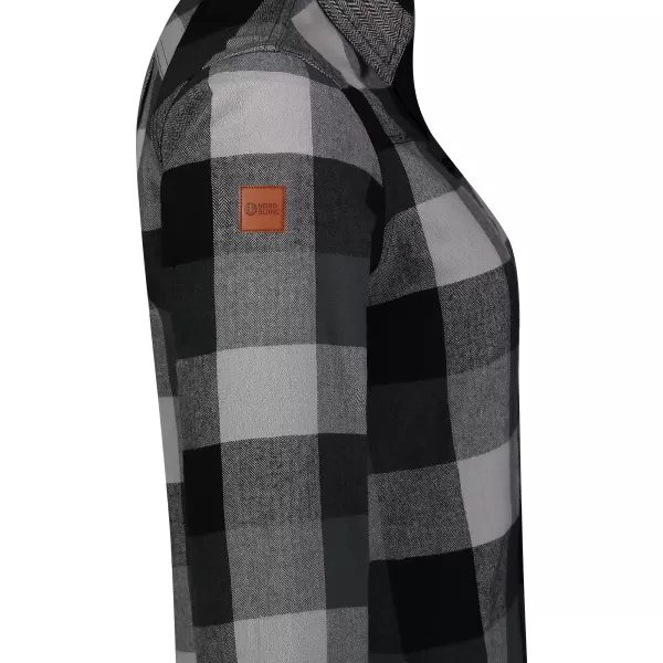  Cămașă de flanel pentru femei NORDBLANC HALCYON NBSSL8244 NEGRU 