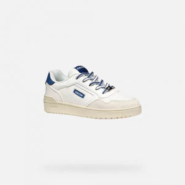  Adidași pentru băieți GEOX WASHIBA J55LQD05422C0899 ALB 