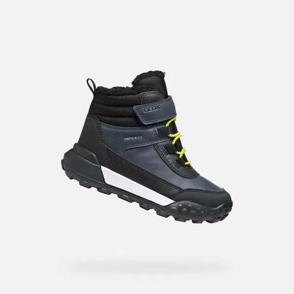  Botine pentru baieti GEOX TREKKYUP ABX J46MBE0MEMSC0749 ALBASTRU ÎNCHIS 