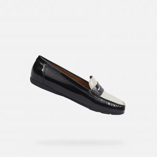  Mocasini de dama GEOX ANNYTAH MOC G000633 NEGRU 