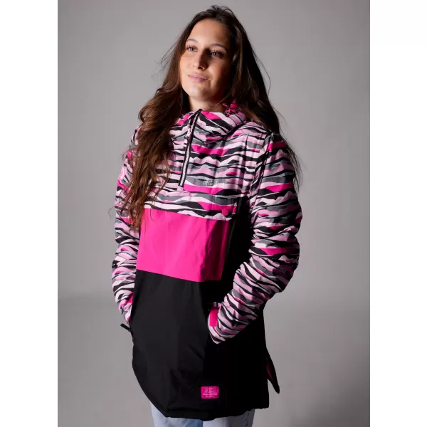  Geaca de iarna dama ALTISPORT GANICE NEGRU/ROZ 