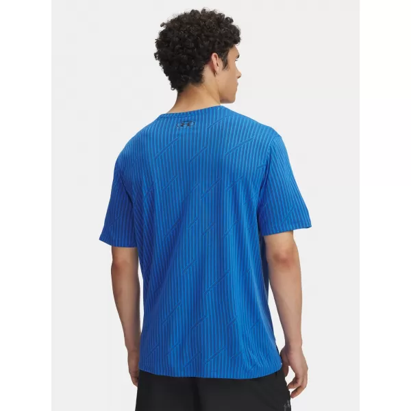  Tricou pentru bărbați UNDER ARMOUR UA TECH VENT JACQUARD ALBASTRU 